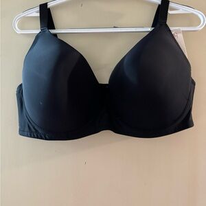 Emily Johnson Padded Underwire Bra Size 44DDD Black